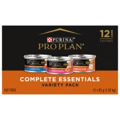 PURINA PRO PLAN Purina® Pro Plan® Complete Essentials™ Favourites Salmon & Rice Entrée, Chicken & Rice Entrée & Tuna Entrée Cat Food Variety Pack 12-85g Cans 8 PURINA PRO PLAN Purina® Pro Plan® Complete Essentials™ Favourites Salmon & Rice Entrée, Chicken & Rice Entrée & Tuna Entrée Cat Food Variety Pack 12-85g Cans -Pet Supply Store 0458b7f5 2699 4f03 bf19 ac67f3b75197