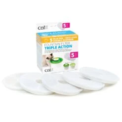 THE CATIT TRIPLE ACTION FOUNTAIN FILTERS ARE NOT D