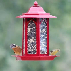 Perky-Pet® Brick Red Gazebo Bird Feeder -Pet Supply Store 0a1408f2 9ec9 4eaf 82c3 f520fe2b7d77