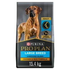PURINA PRO PLAN PurinaĀ® Pro PlanĀ® Specialized Large Breed Shredded Blend, Adult Chicken & Rice Formula 15.4kg