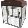 My Pet Companion Expandable Heavy Duty Pet Kennel 4' X 4' X 4.5' With Roof