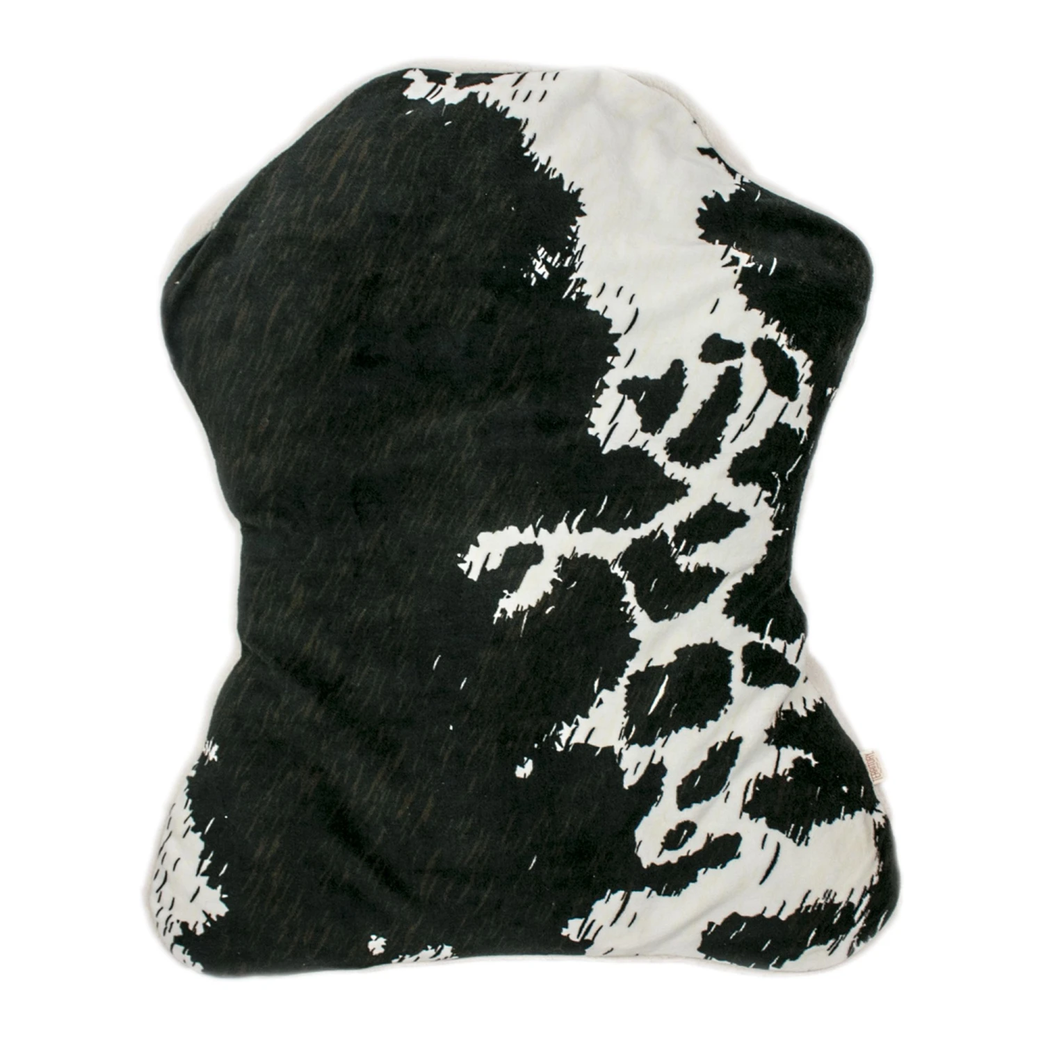 Black Faux Cowhide Dog Bed Large 3 Black Faux Cowhide Dog Bed Large