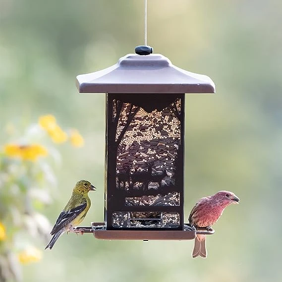 Perky Pet® Wilderness Lantern Bird Feeder 4 Perky Pet® Wilderness Lantern Bird Feeder - Image 2
