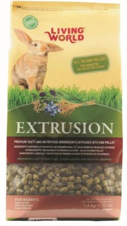 LIVING WORLD EXTRUSION FOR RABBITS IS A PREMIUM| A