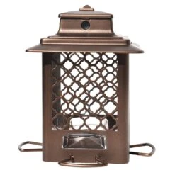 Stokes® The More Birds Metal Hopper Bird Feeder