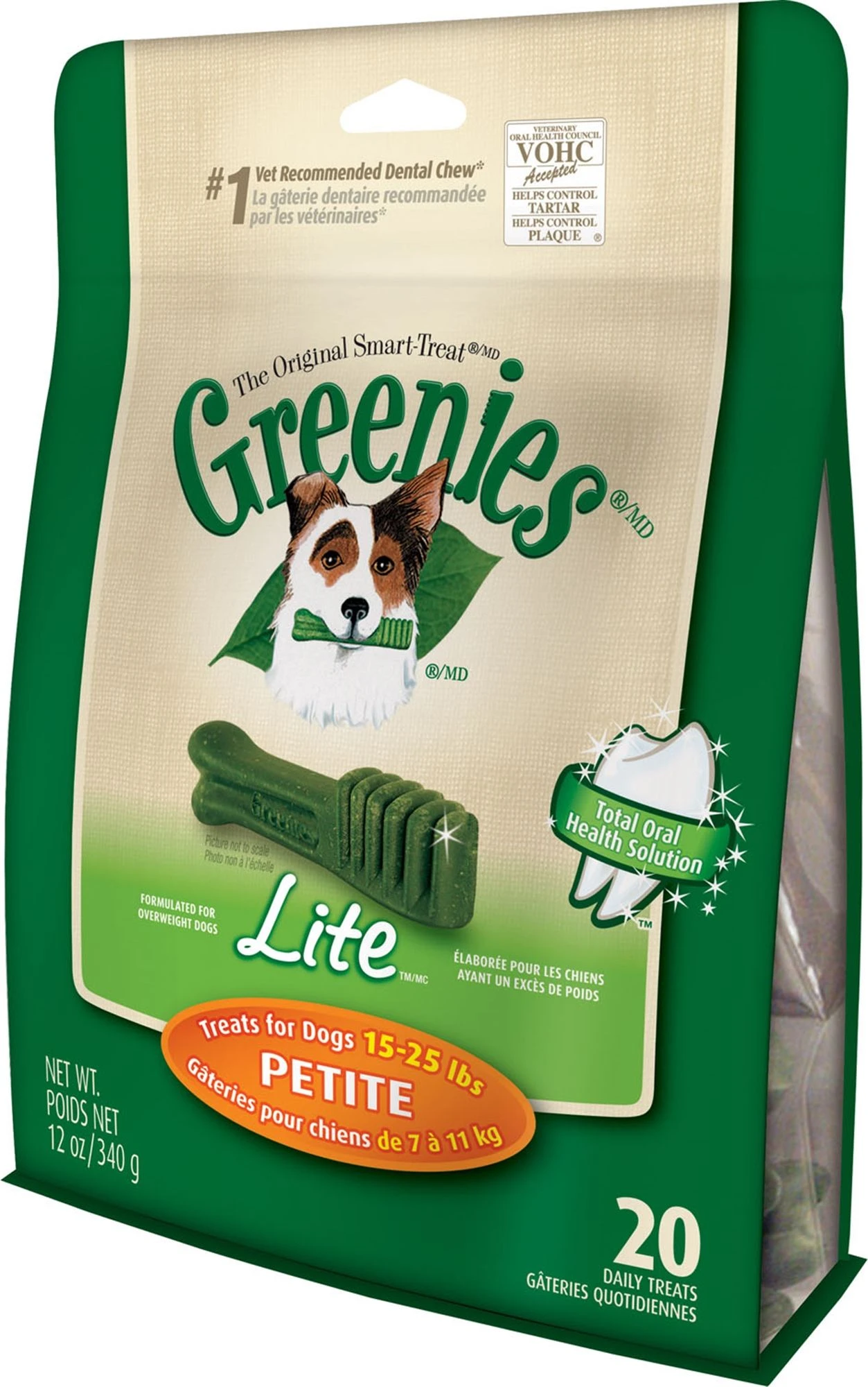 GREENIES® Original Canine Dental Chews - Petite Size - TREAT-PAK™ Package (12 Oz.) - 20 Count 7 GREENIES® Original Canine Dental Chews - Petite Size - TREAT-PAK™ Package (12 Oz.) - 20 Count - Image 5
