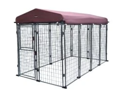 Pet Kennel Medium Duty Expandable 4' X 8' X 5'H