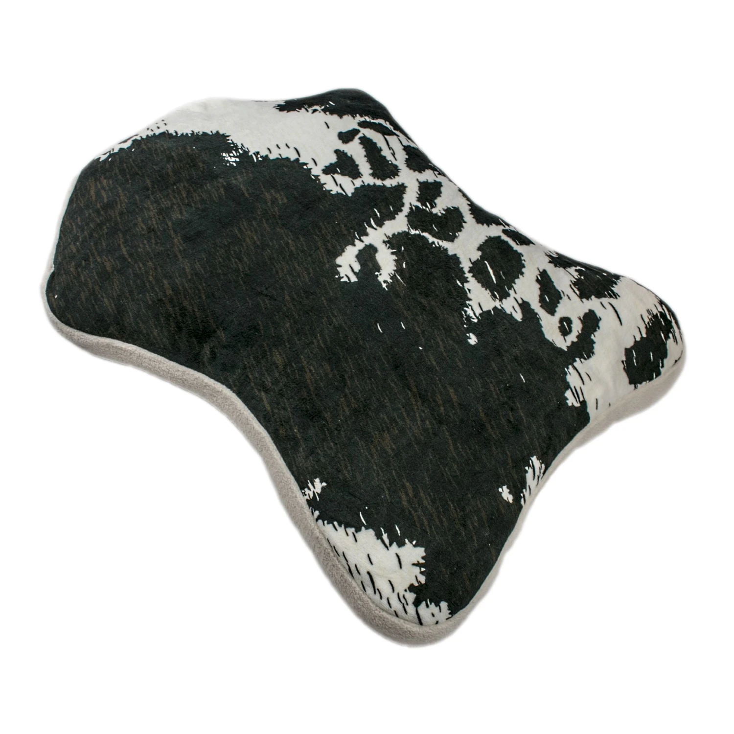 Black Faux Cowhide Dog Bed Large 4 Black Faux Cowhide Dog Bed Large - Image 2