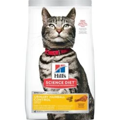 Science Diet Urinary & Hairball Cat, Chkn 15.5 Lb