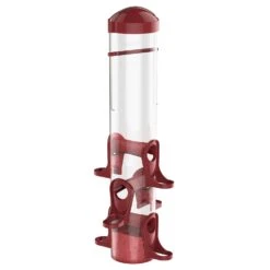 Stokes® More Birds® Tube Feeder Red