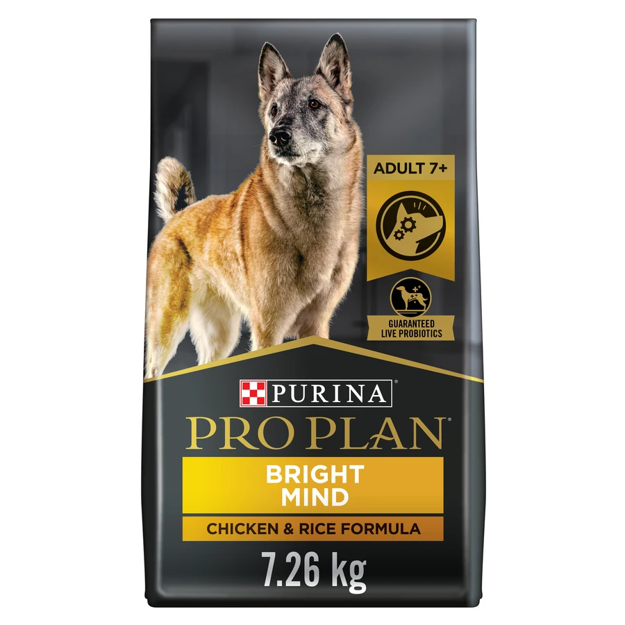 PURINA PRO PLAN Purina® Pro Plan® Bright Mind® Adult 7+ Chicken & Rice Formula Dog Food 13.6kg 3 PURINA PRO PLAN Purina® Pro Plan® Bright Mind® Adult 7+ Chicken & Rice Formula Dog Food 13.6kg