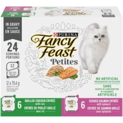 Fancy Feast Petites In Gravy Collection 24 Servings
