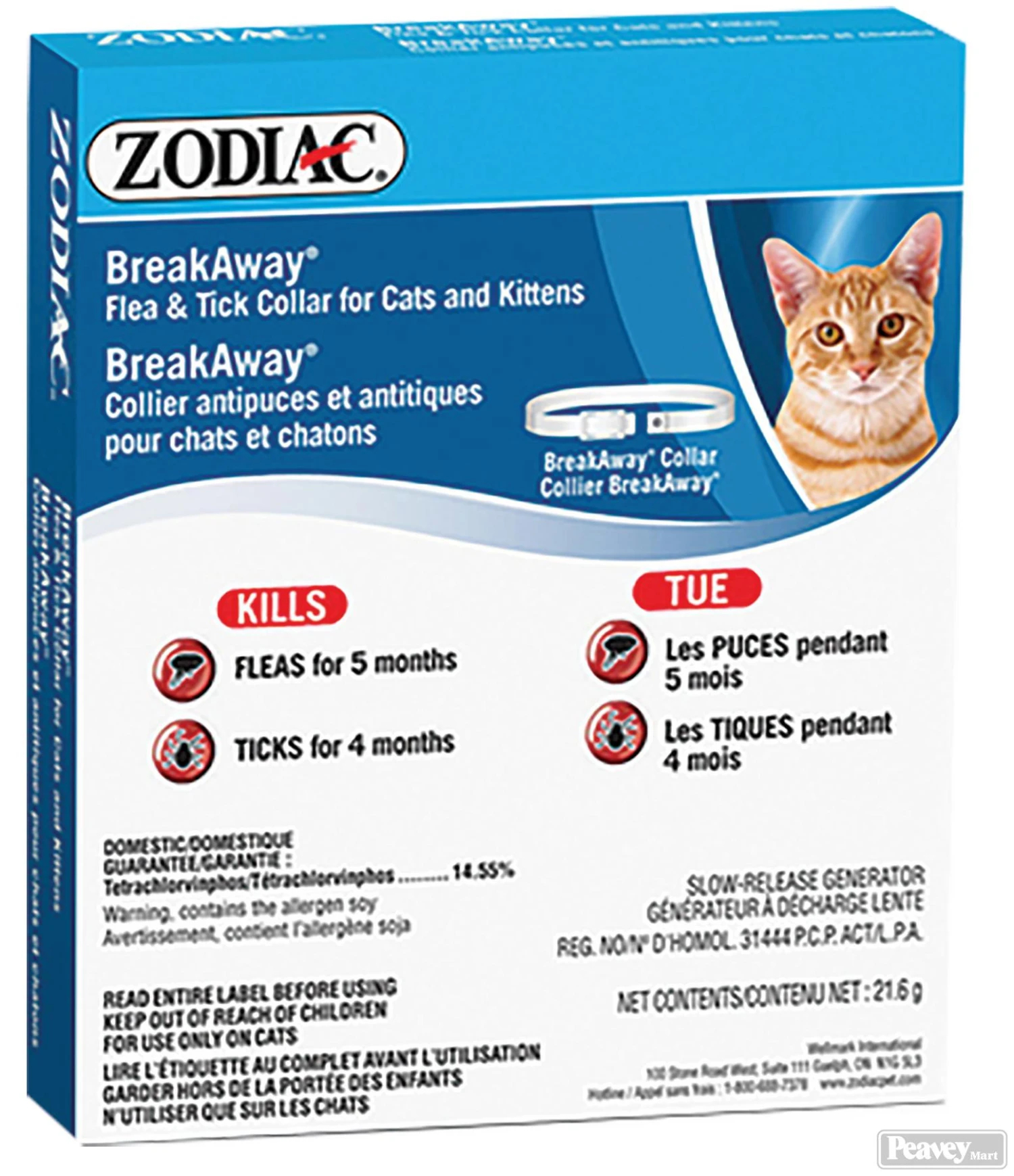Zodiac Cat Breakaway Flea & Tick Collar 3 Zodiac Cat Breakaway Flea & Tick Collar