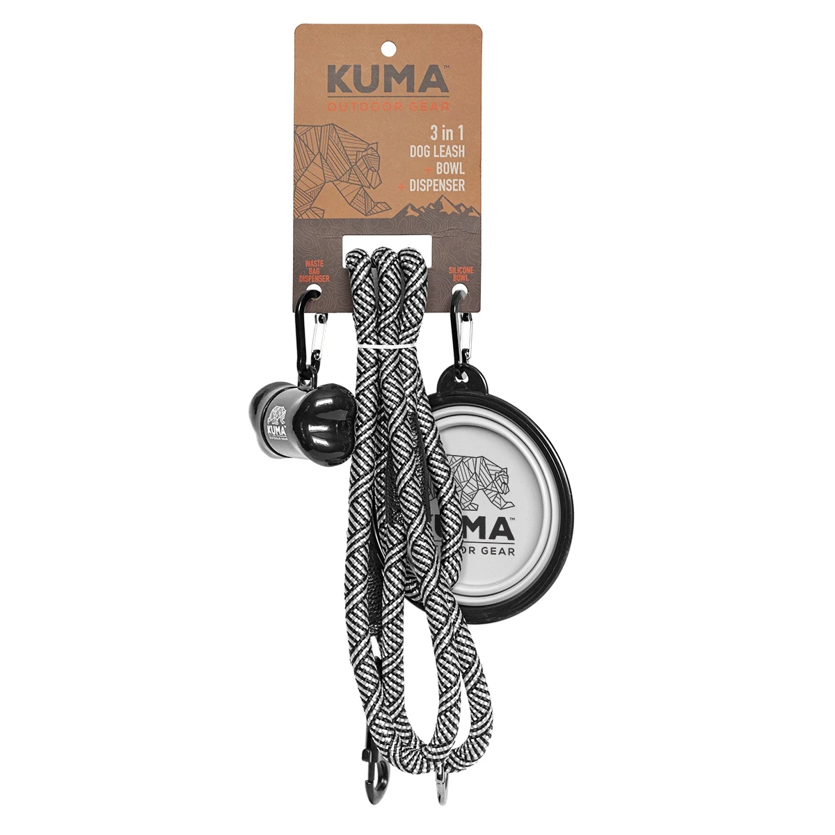DOG LEASH KUMA 3 IN 1 WB 4 DOG LEASH KUMA 3 IN 1 WB - Image 2