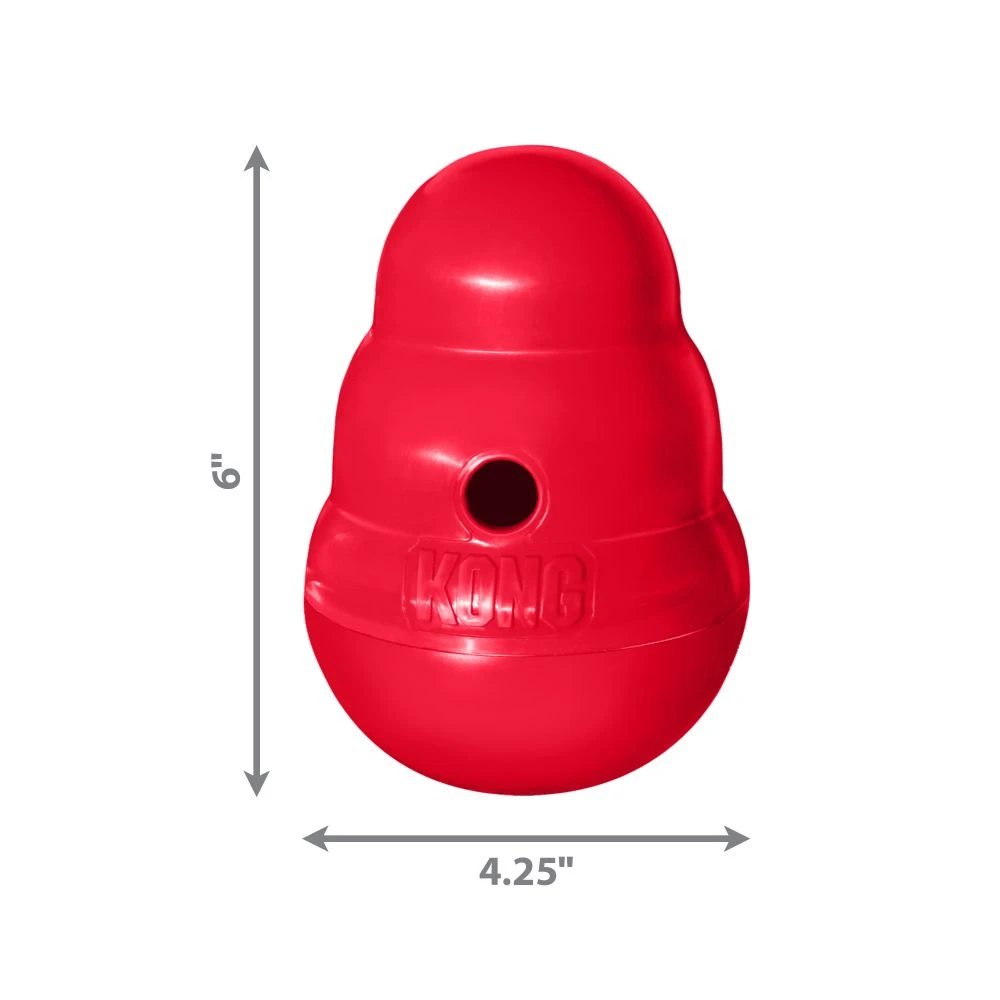 Kong Wobbler™ Treat Holder & Toy 6 Kong Wobbler™ Treat Holder & Toy - Image 4