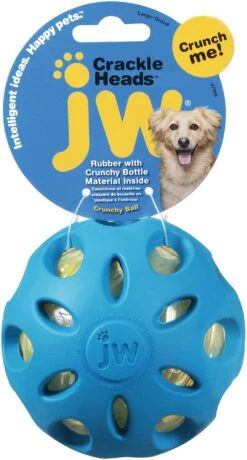 JW Toys Crackle Heads Dog Toy