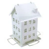 Perky-Pet® White Bird House Feeder 2.8lb -Pet Supply Store 6092650b e818 48f9 8a25 d1b7c5251b19
