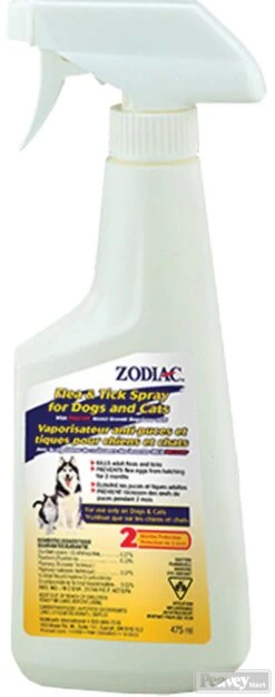 Zodiac Flea & Tick Spray For Dogs & Cats