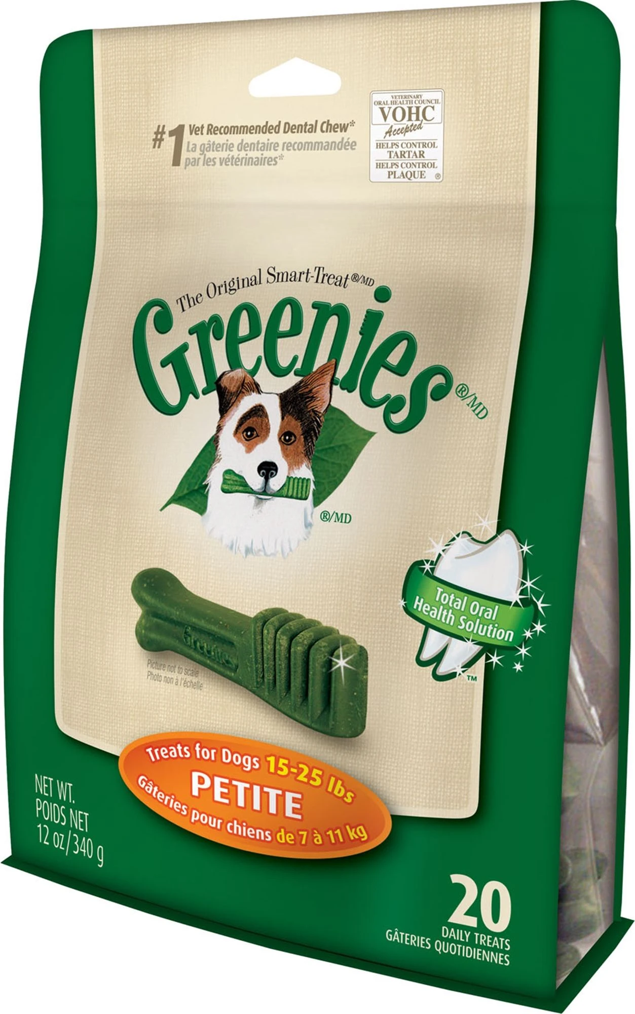 GREENIES® Original Canine Dental Chews - Petite Size - TREAT-PAK™ Package (12 Oz.) - 20 Count 6 GREENIES® Original Canine Dental Chews - Petite Size - TREAT-PAK™ Package (12 Oz.) - 20 Count - Image 4