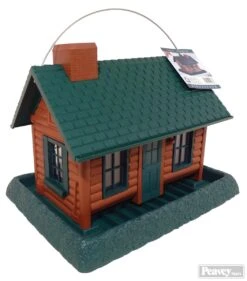 North States® Large Log Cabin Bird Feeder