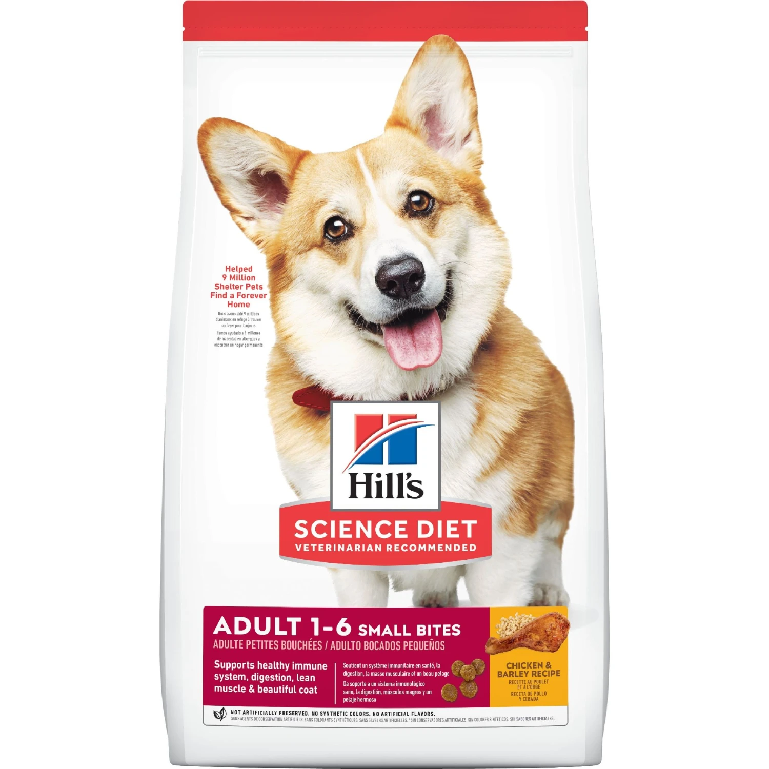 Hill's® Science Diet® Adult Small Bites Dog, Chicken 2.26kg 3 Hill's® Science Diet® Adult Small Bites Dog, Chicken 2.26kg