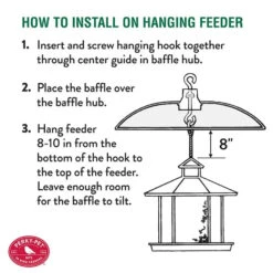 Perky-Pet® Deluxe Transparent Squirrel Baffler -Pet Supply Store 74aff085 9564 46f5 936c 0a27a90dd1f9