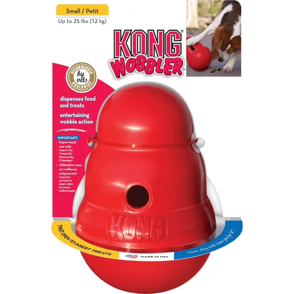 Kong Wobbler™ Treat Holder & Toy 4 Kong Wobbler™ Treat Holder & Toy - Image 2