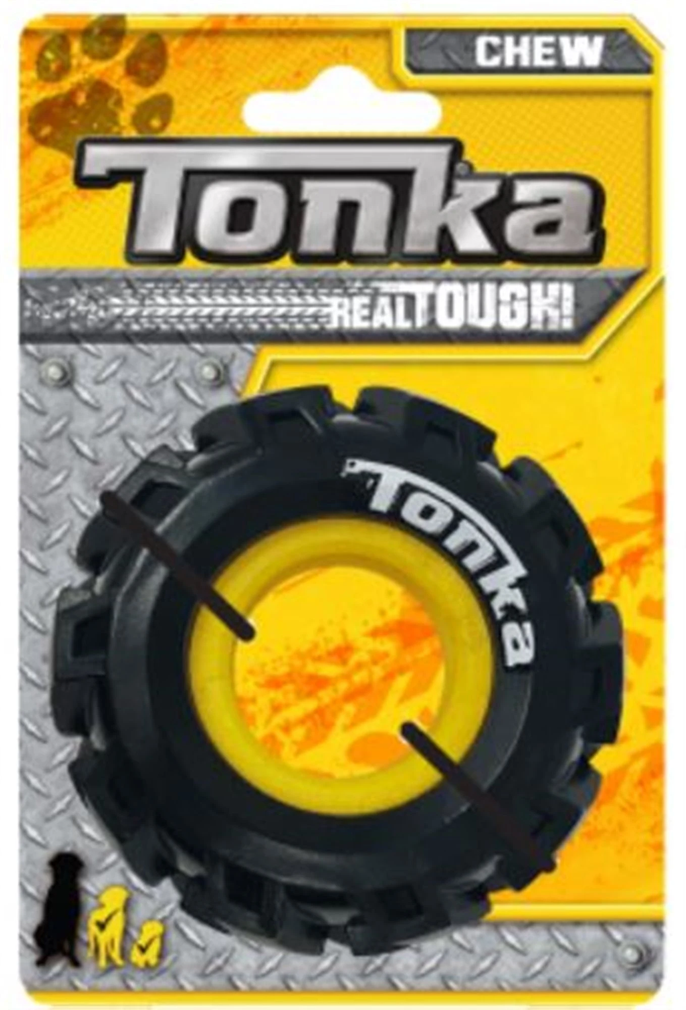 Tonka Seismic Tire 3.5" Dog Toy 3 Tonka Seismic Tire 3.5" Dog Toy