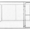Davis Gate & Wire™ 10'x10'x6' Chain Link Dog Kennel -Pet Supply Store 80b099fd 59e2 444e 921e de7f1abf2499