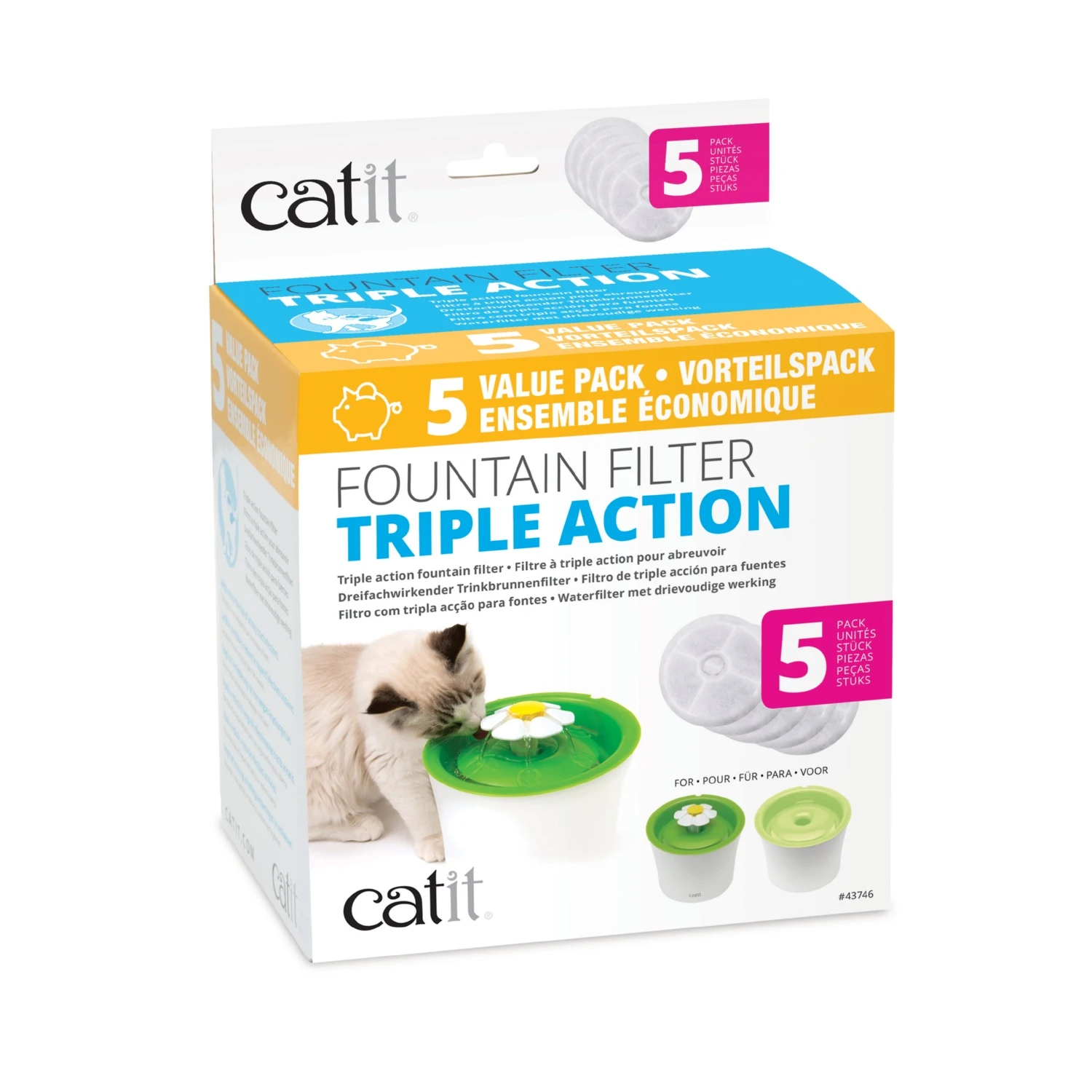 THE CATIT TRIPLE ACTION FOUNTAIN FILTERS ARE NOT D 5 THE CATIT TRIPLE ACTION FOUNTAIN FILTERS ARE NOT D - Image 3