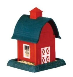 North States® Small Red Barn Bird Feeder