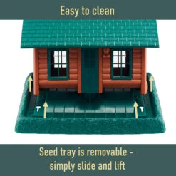North States® Large Log Cabin Bird Feeder -Pet Supply Store 91cf1120 9bcc 4207 9bbf f4f80d4bfe2b