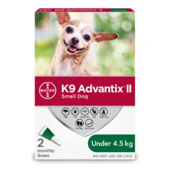 K9 Advantix II Flea And Tick Treatment For Small Dogs - 2 Dose