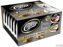 Cesar® Wet Variety 12 Pack With Chicken & Liver - 1.2kg