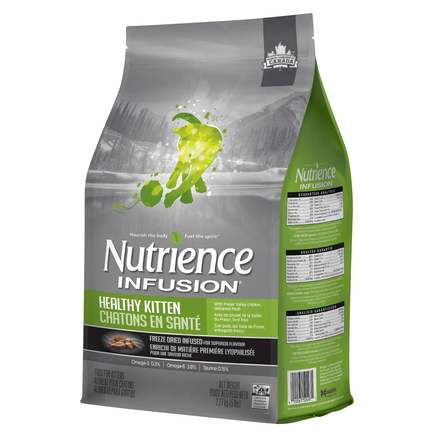 Nutrience Infusion Kitten Chicken Cat 2.27KG 3 Nutrience Infusion Kitten Chicken Cat 2.27KG