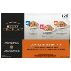 PURINA PRO PLAN Purina® Pro Plan® Complete Essentials™ Favourites Salmon & Rice Entrée, Chicken & Rice Entrée & Tuna Entrée Cat Food Variety Pack 12-85g Cans 9 PURINA PRO PLAN Purina® Pro Plan® Complete Essentials™ Favourites Salmon & Rice Entrée, Chicken & Rice Entrée & Tuna Entrée Cat Food Variety Pack 12-85g Cans -Pet Supply Store 9fd020de dbae 42e2 8991 b164bfaadbda