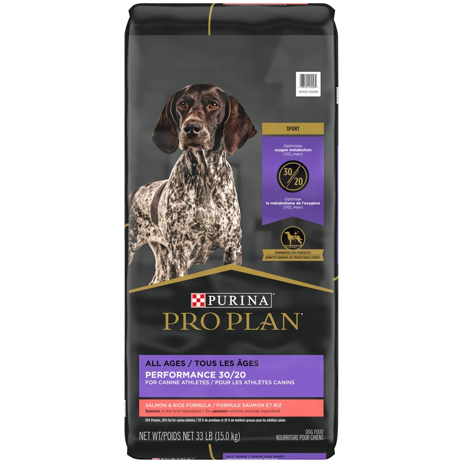 PURINA PRO PLAN Purina® Pro Plan® Performance 30/20 All Ages Salmon & Rice Formula Dog Food 15kg 3 PURINA PRO PLAN Purina® Pro Plan® Performance 30/20 All Ages Salmon & Rice Formula Dog Food 15kg