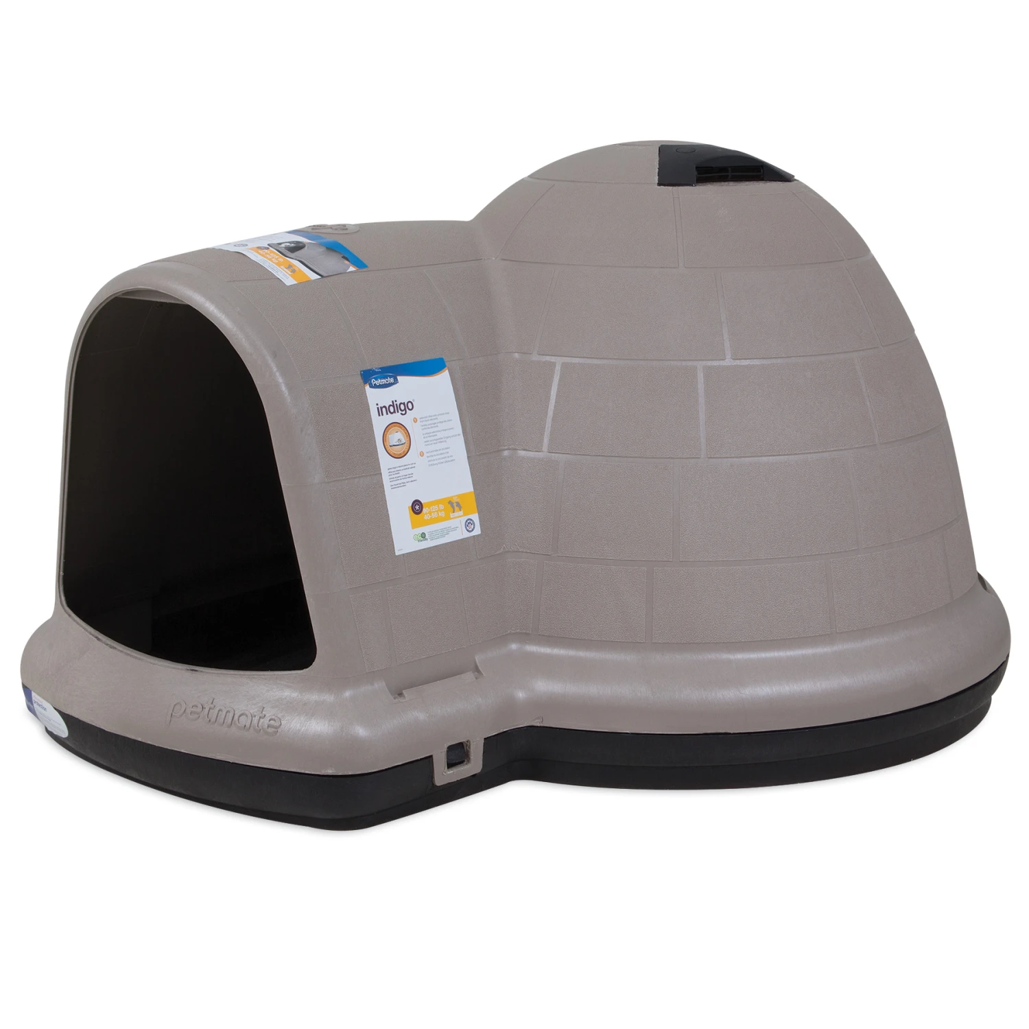 Petmate INDIGO DOG HOUSE 90-125LBS 3 Petmate INDIGO DOG HOUSE 90-125LBS