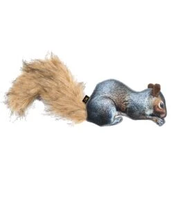 Browning Squirrel Fabric Squeaker Toy