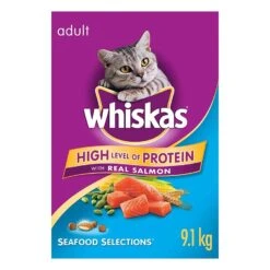 9.1KG WHISKAS SEAFOOD SELECTIONS CAT FOOD