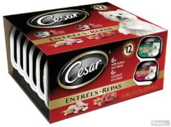 Cesar® Wet Dog Food Milti 12Pack, Turkey & Beef - 1.2kg