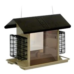 Stokes® More Birds® Large Hopper Feeder With Suet Holders