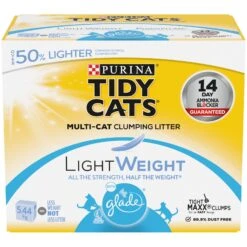 Tidy Cats LightWeight With Glade Clear Springs Clumping Cat Litter 5.44kg