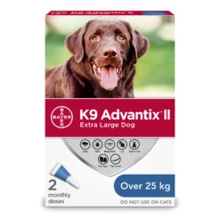 K9 Advantix II Flea And Tick Treatment For Extra Large Dogs - 2 Dose