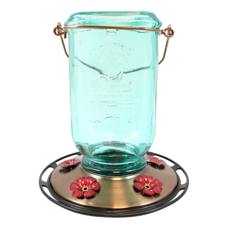 Stokes® More Birds® Mason Jar Glass Hummingbird Feeder 25 Oz 3 Stokes® More Birds® Mason Jar Glass Hummingbird Feeder 25 Oz