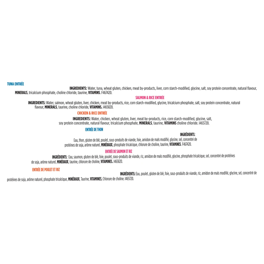 PURINA PRO PLAN Purina® Pro Plan® Complete Essentials™ Favourites Salmon & Rice Entrée, Chicken & Rice Entrée & Tuna Entrée Cat Food Variety Pack 12-85g Cans 6 PURINA PRO PLAN Purina® Pro Plan® Complete Essentials™ Favourites Salmon & Rice Entrée, Chicken & Rice Entrée & Tuna Entrée Cat Food Variety Pack 12-85g Cans - Image 4