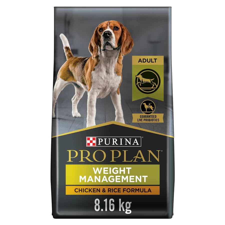 PURINA PRO PLAN Purina® Pro Plan® Weight Management Adult Chicken & Rice Formula Adult Dog Food 8.16kg 3 PURINA PRO PLAN Purina® Pro Plan® Weight Management Adult Chicken & Rice Formula Adult Dog Food 8.16kg