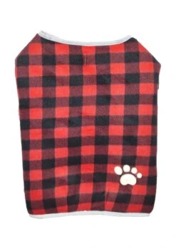 Black Reversible Dog Coat With Reflective Tape