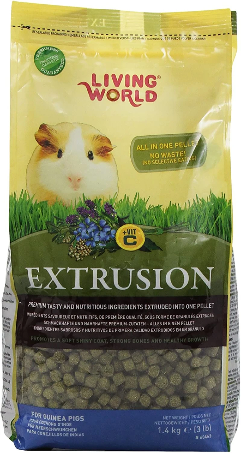 LIVING WORLD EXTRUSION FOR GUINEA PIGS IS A PREMIU 3 LIVING WORLD EXTRUSION FOR GUINEA PIGS IS A PREMIU