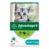 Advantage II Flea Treatment For Kittens - 4 Dose